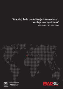 Madrid Sede de Arbitrajes Internacionales