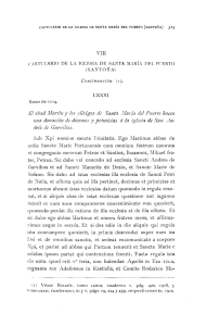 Cartulario de la Iglesia de Santa María del Puerto