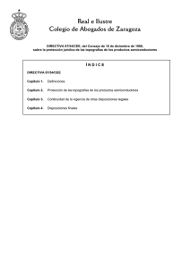 Directiva 1987/54/CEE - Real e Ilustre Colegio de Abogados de