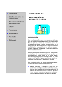 preparación de medios de cultivo - Universidad Central de Venezuela