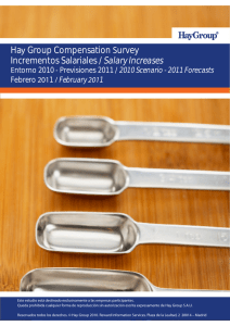 Hay Group Compensation Survey Incrementos Salariales / Salary