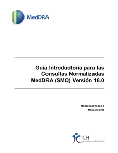 Guía Introductoria para las Consultas Normalizadas MedDRA (SMQ