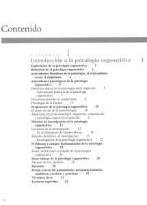 Page 1 Contenido C A P ÍTULO 1 Introducción a la psicología