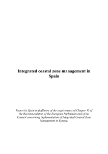 Integrated coastal zone management in Spain