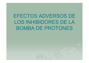 efectos adversos de los inhibidores de la bomba de protones