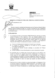 NCIA INTERLOCUTORIA DEL TRIBUNAL CONSTITUCIONAL de