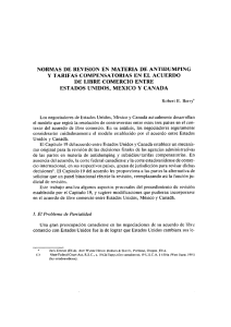 normas de revision en materia de antidumping y tarifas