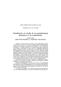 Contribución al estudio de las perturbaciones glucémicas