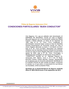 Condicionado Particular Buen Conductor