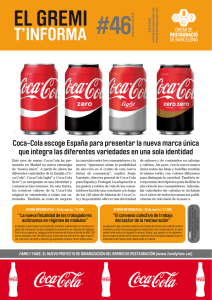 Coca-Cola escoge España para presentar la nueva marca única