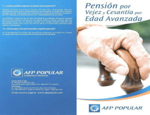 Pensión por Vejez y Cesantía por Edad Avanzada