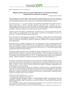 Régimen jurídico del acceso al agua subterránea en la Provincia de