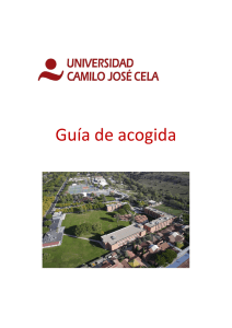 Guía de acogida - Universidad Camilo José Cela