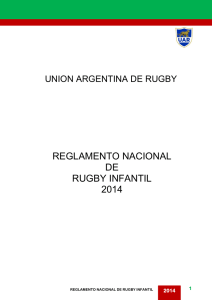 reglamento nacional de rugby infantil 2014