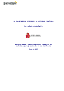 la imagen de la justicia en la sociedad española