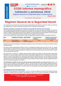 R&eacute;gimen General de la Seguridad Social