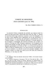 Comité de Ministros - Centro de Estudios Políticos y Constitucionales