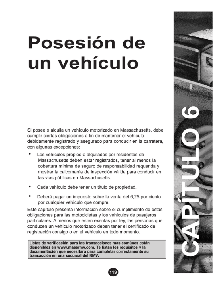 Manual de Conducción de Massachusetts