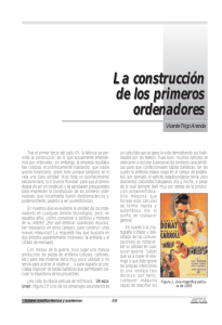 La construcción de los primeros ordenadores La construcción de los