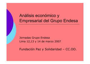 Analisis economico y Empresarial del Grupo Endesa