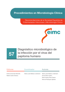 Diagnóstico microbiológico de la infección por el virus del