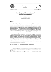 Native Language Influence in Learners` Assessment of English Focus