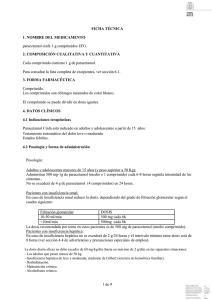 1 de 9 FICHA TÉCNICA 1. NOMBRE DEL MEDICAMENTO