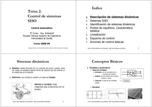 Tema 2: Control de sistemas SISO