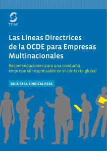 Las Líneas Directrices de la OCDE para Empresas Multinacionales