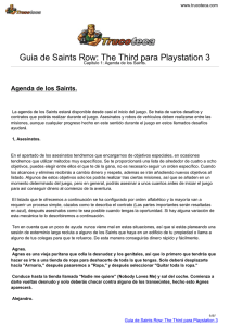 Guia de Saints Row: The Third para Playstation 3