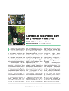 (2003): “Estrategias comerciales para los productos ecológicos”.