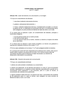 Código Penal Paraguayo – Ley 1160/97