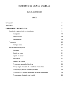 REGISTRO DE BIENES MUEBLES