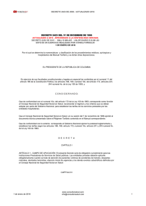 DECRETO 2423 DE 2006 - ACTUALIZADO 2016 ACTUALIZADO A