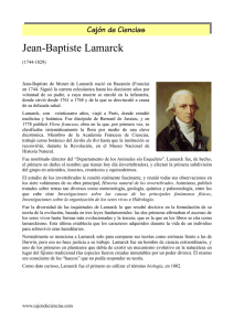 Jean-Baptiste Lamarck - ies "poeta claudio rodríguez"