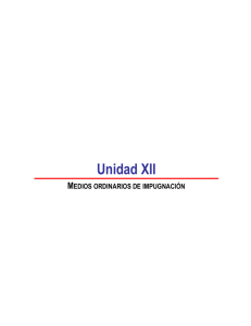 Medios ordinarios de impugnación Semana 13 A.