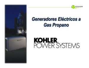 Generadores Eléctricos a Gas Propano