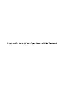 Legislación europea y el Open Source / Free Software - TLDP-ES