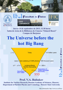 The Universe before the hot Big Bang