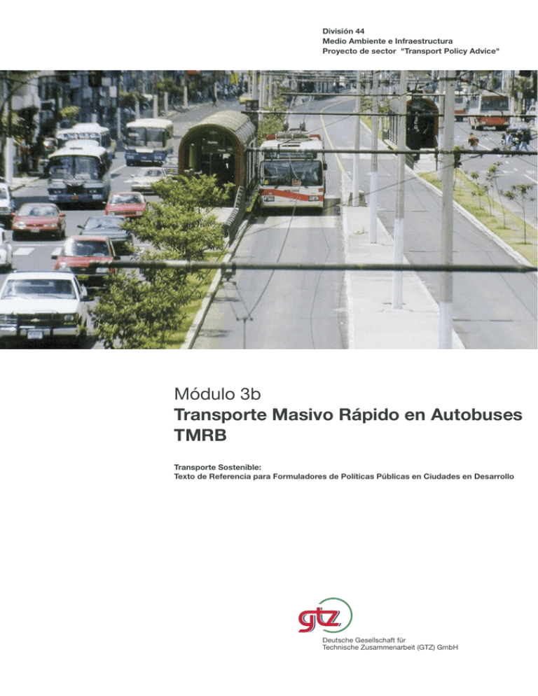 TRANSPORTE MASIVO R PIDO EN AUTOBUSES