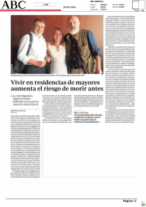 Página: 3 Sevilla 20/07/2016 ABC SEVILLA Prensa: DIARIO