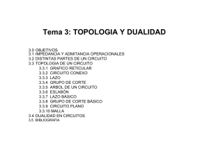 Topología y dualidad