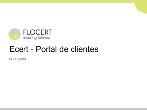 Ecert - Portal de clientes - FLO-Cert