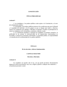 Artículos 9.2 y 14 de la Constitución Española de 1978