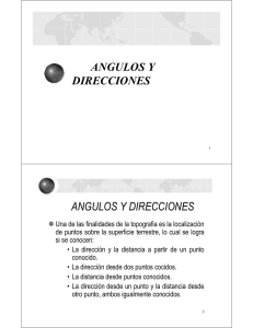CLASE No 4 - ANGULOS Y DIRECCIONES