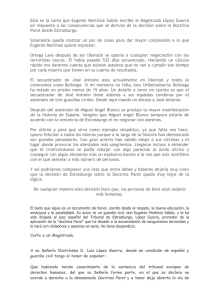 Esta es la carta que Eugenio Martínez Salido escribe al Magistrado