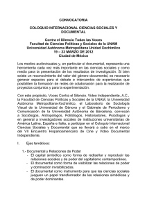 CONVOCATORIA COLOQUIO INTERNACIONAL CIENCIAS