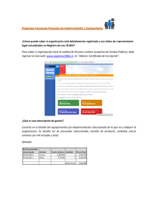 ¿Cómo puedo saber si organización está debidamente registrada y