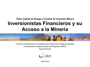 MINERIA: LAS OPORTUNIDADES DE UN CICLO EXPANSIVO