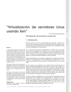 Virtualización de servidores Linux usando Xen
